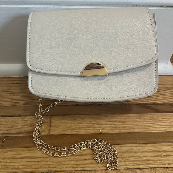 MANGO Ivory Flap Chain Bag - Picture 3 of 6